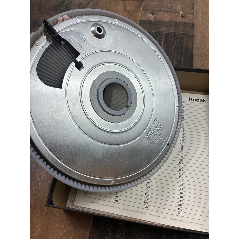 Kodak Carousel Transvue 140 Slide Tray Vintage Photography Projector Accessory‎